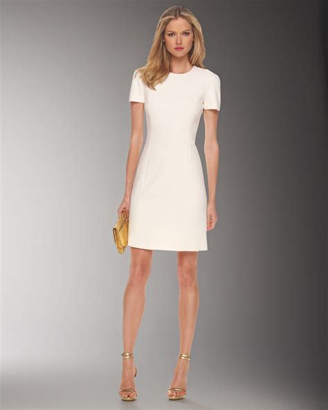 michael kors white dress|michael kors semi formal dresses.